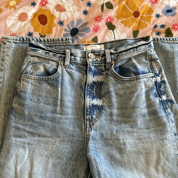 Slvrlake London Ankle Jeans Sz 27 Broken Hearts Wash Distressed EUC Straight Leg - Picture 7 of 10